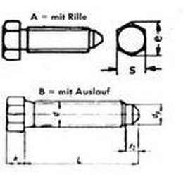skrutka M10x40 8.8 BEZ PÚ odtlačovacia DIN 564B