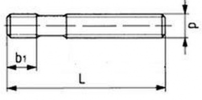 skrutka M18x315 BEZ PÚ 8.8 závrtná DIN 6379