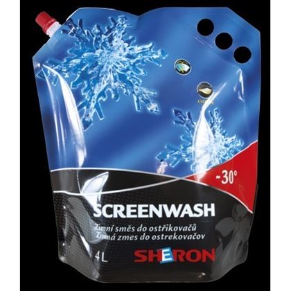 SHERON kapalina nemrznoucí Softpack -30°C, 4 l, screenwash