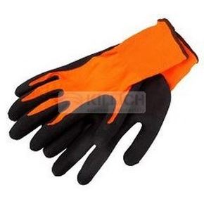 rukavice 10" nylonové máčané v latexovej pene