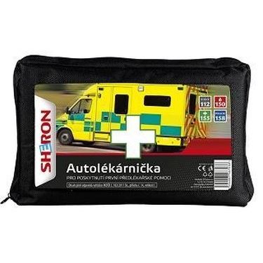 SHERON Autolekárnička čierna kortex