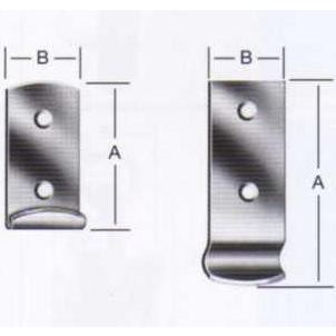 bednový uzáver západka jednoduchá, malá A-12.6mm, B-44mm, ZINOK