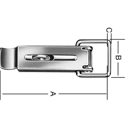 bednový uzáver A-109mm, B-36mm, A2 NEREZ