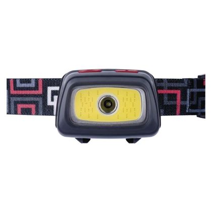 čelovka 3xAAA 1xCOB + 1xCREE XPG LED P3531