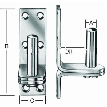 čap závesu 10/85x33 skrutkaovací 74010Z