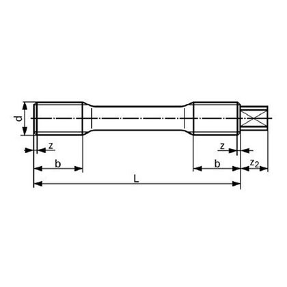 svorník M12x100 A4 NEREZ 1.4404 DIN 2510-L