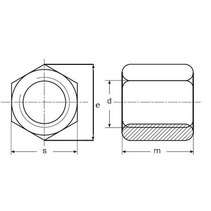 matica M16x48 BEZ PÚ /10/ spojovací predlžovací DIN 6334