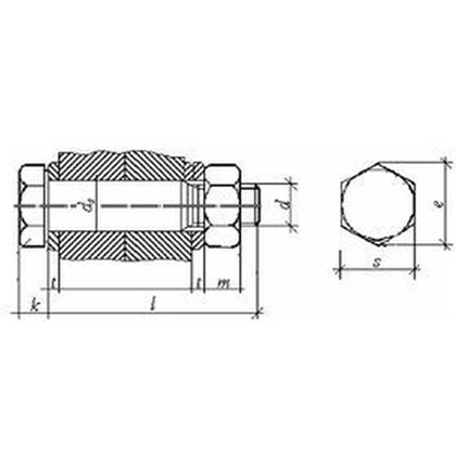 skrutka M16x65 žiarový zinok 10.9 lícovaná DIN 7999 / EN 14399-8