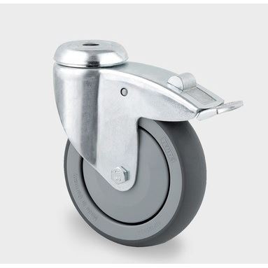 Smerovo otočné kolieso s brzdou pr. 75, 75kg 2477PJH075P30