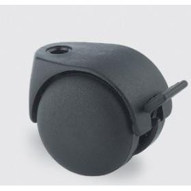 Kolečko otočné so zátěžovou brzdou + čap 8x15