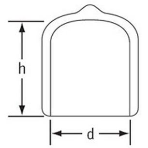 plast krytka M12x19mm na závit PCWA-0111-019