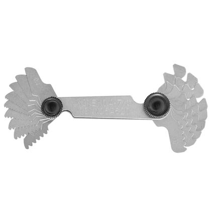 závitový kalibr Metrický 60° + Whitworth 55° + G