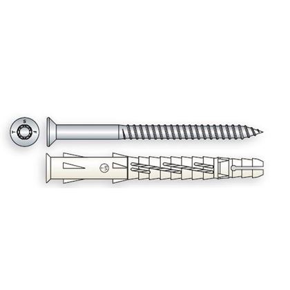 hmoždinka 8x140 multifunkčná, vrut zápustná hlava, torx 40