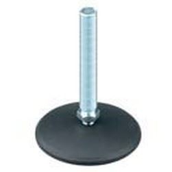 plastová noha M12x150 pätka 80mm s kloubem a otvorama