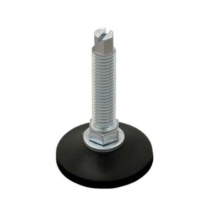 plastová noha M12x70 pätka 48 mm členěná nastavitelná nožička