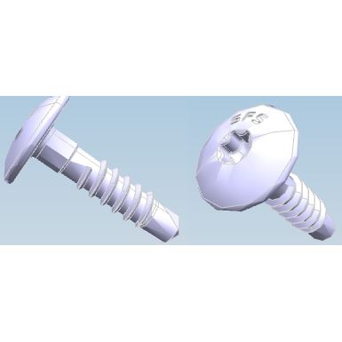 tex 4.8x19 A2 NEREZ COR-TEN plochá hlava SLA3/6-S-D12 TORX