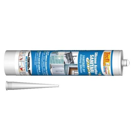 tmel silikonový sanitárný pro DIY aplikácie Tecfi transparentný 280ml