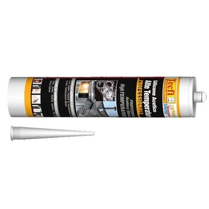 tmel silikónový profesionálný do vysokých teplot Tecfi čierny 300ml