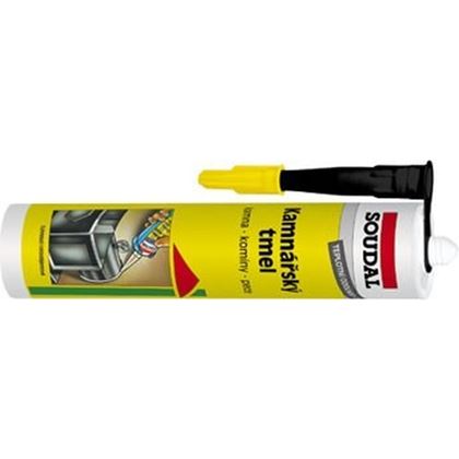 tmel kachliarsky Soudal ČIERNY 310ml