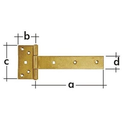 ZB 250 záves brankový 250x45x90x35x3.0mm BEZ PÚ
