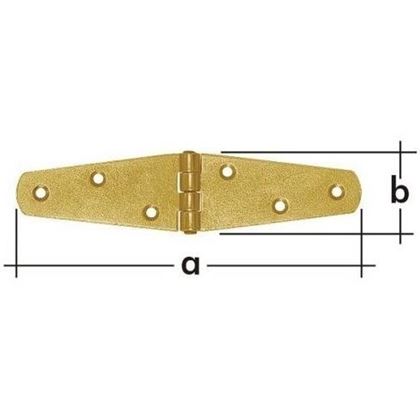 ZTS 150 záves trojuholníkový splétaný 150x35x2.0mm