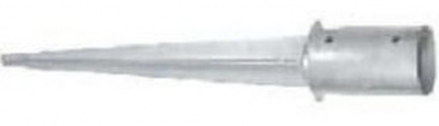 kotevné pätka s hrotom pr.81x150x750mm guľatá žiarový zinok