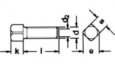 skrutka M6x50 BEZ PÚ 8.8 upínacia DIN 479