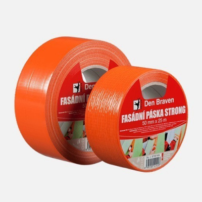 fasádna / maliarska páska 50x50m oranžová textilná profi UV